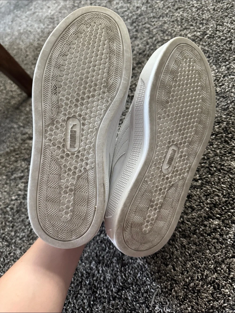 Puma Women's White Low-Top Lace-Up Sneakers